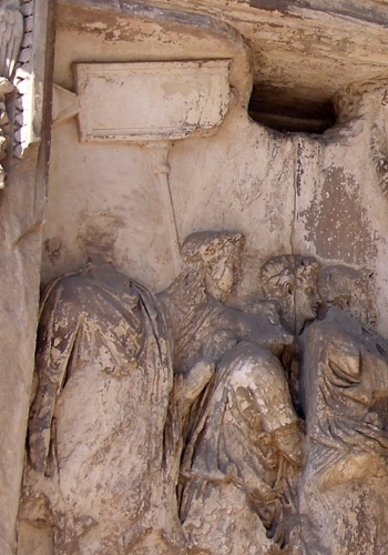 Fire-box מַחְתָּה (makhtah) Arch of Titus Rome